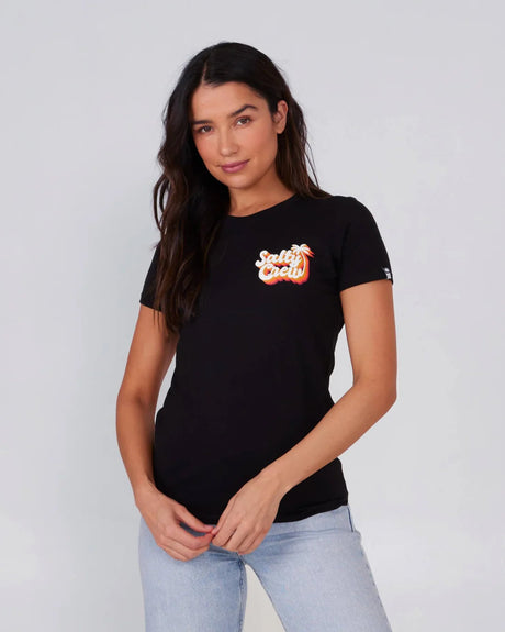 Salty Seventies T-Shirt Femme#Tee ShirtsSalty Crew