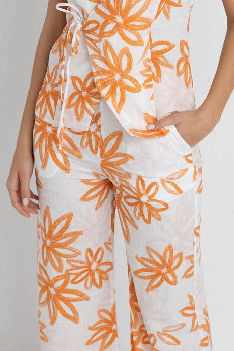 Sanctuary Floral - Wide Leg Pantalon FemmePantalonsRhythm