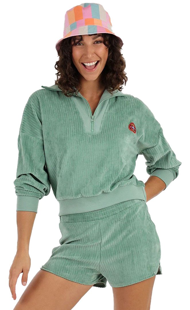 Satchel Sweat en Velours Femme#SweatsOxbow