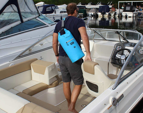 Soft Cooler Bag - Sac Isotherme Étanche 15 L BleuBaggageOverboard