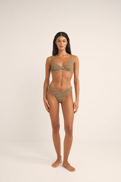 Sol Stripe Hi Cut - Bas de Maillot FemmeMaillots De BainRhythm