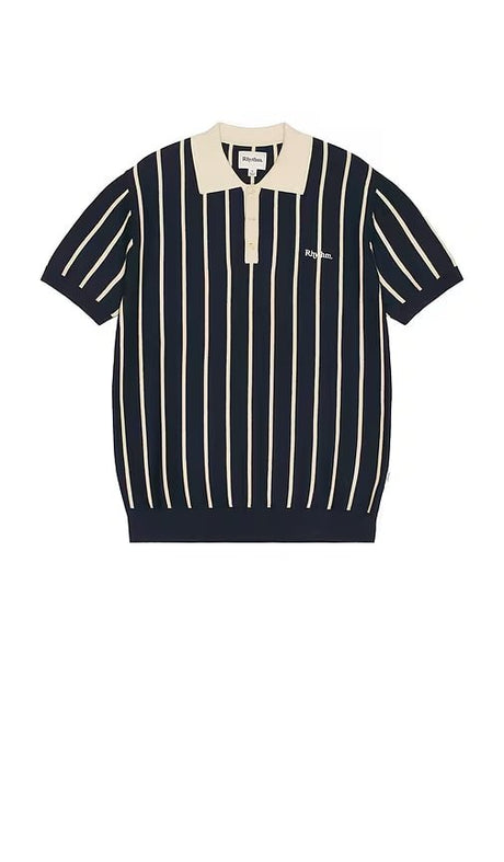 Striped Knit - Polo HommeTee ShirtsRhythm
