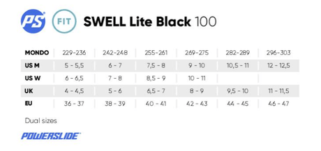 SWELL LITE 100 Rollers En Ligne Fitness UnisexeRollers FitnessPowerslide