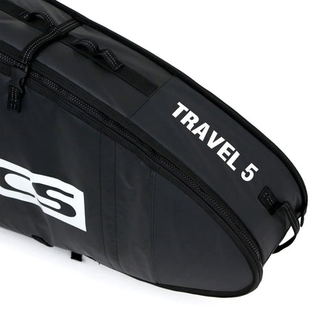 Team 5 All Purpose Travel Cover 6'7" Black/Grey housse de surf#Housses SurfFCS