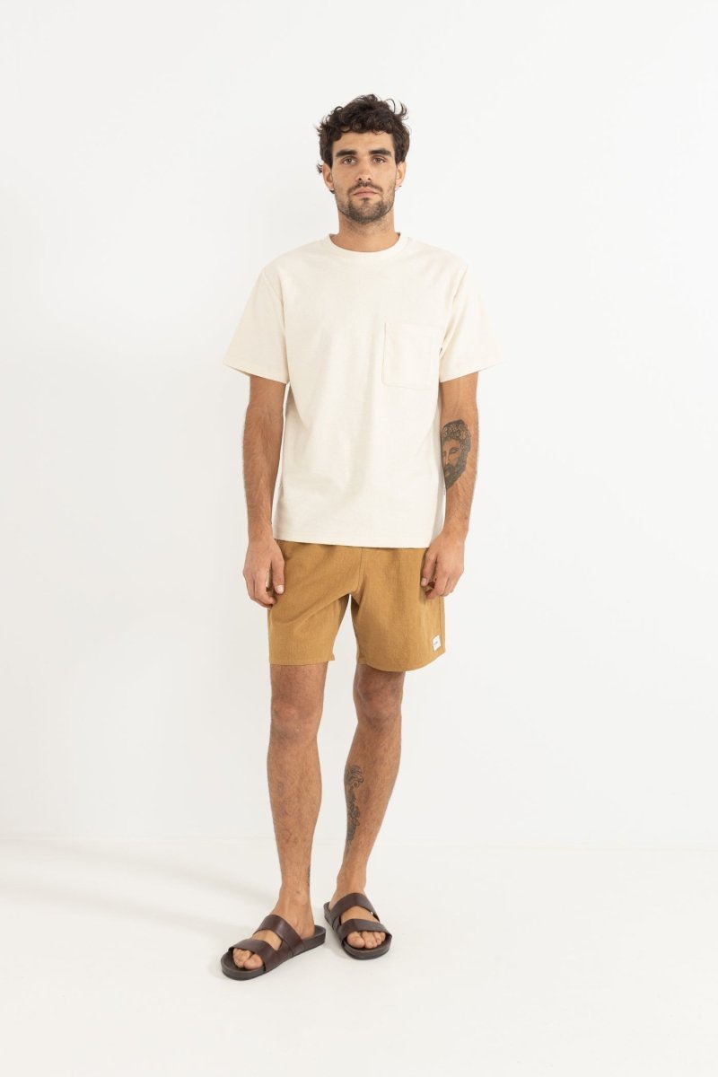 Textured Linen Jam - Short HommeShortsRhythm