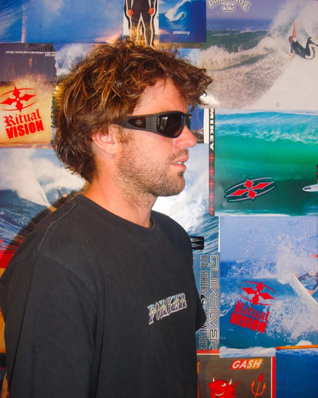 The Vacationer Matte Black/Black Polarised - Lunettes de SoleilLunettes De SoleilRitual Vision