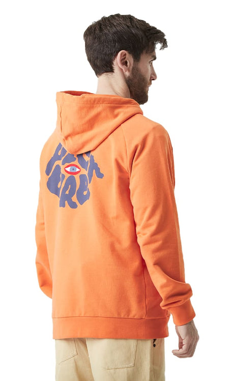 Thru Eye Hoodie Sweat Homme Dusty Orange#SweatsPicture
