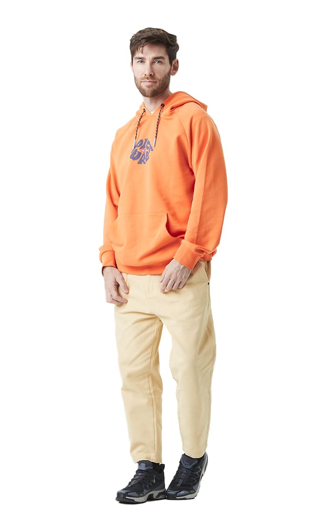 Thru Eye Hoodie Sweat Homme Dusty Orange#SweatsPicture