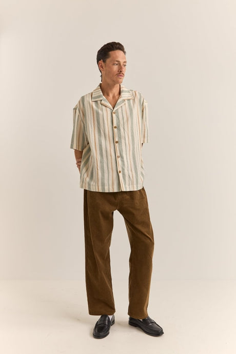 Vacation Stripe - S/S Chemise HommeChemisesRhythm