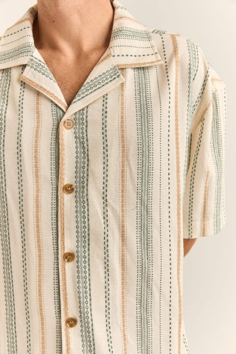 Vacation Stripe - S/S Chemise HommeChemisesRhythm