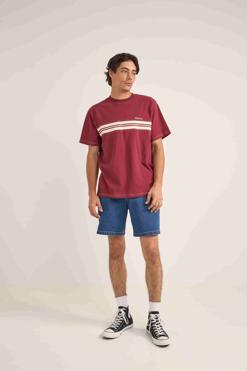 Vintage Panel Ss T-Shirt Homme#Tee ShirtsRhythm
