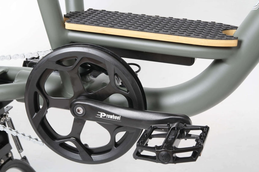Voltaway Twinnee Vélo Electrique Bi-Place FeldgrauHawaiiSurf