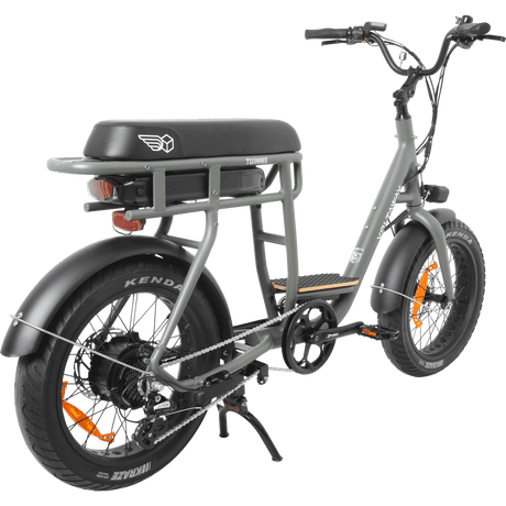 Voltaway Twinnee Vélo Electrique Bi-Place FeldgrauHawaiiSurf