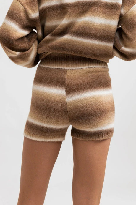Yeni Stripe - Knit Short FemmeShortsRhythm