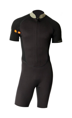 2/2 Dual Zip Shorty Longe Cote Homme#ShortyOcean Step
