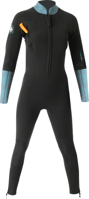 4/3 Dual Zip Full Suit Combinaison Longe Cote Femme#SteamersOcean Step
