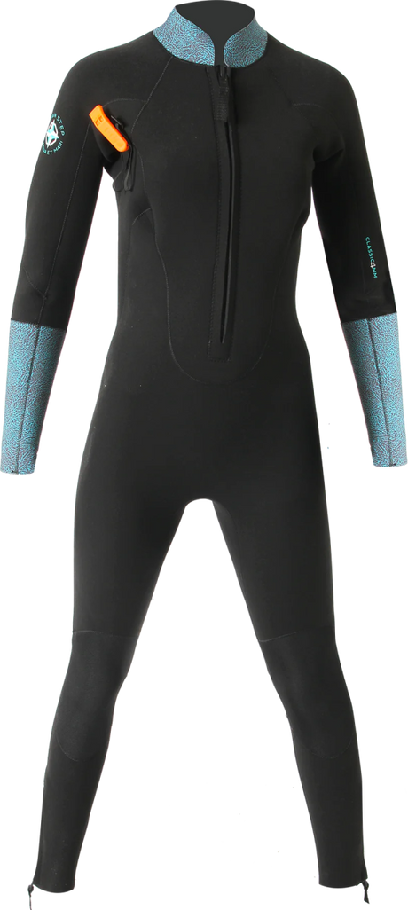 4/3 Dual Zip Full Suit Combinaison Longe Cote Femme#SteamersOcean Step
