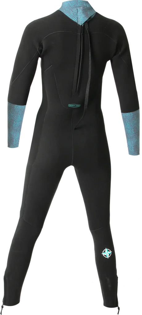 4/3 Dual Zip Full Suit Combinaison Longe Cote Femme#SteamersOcean Step
