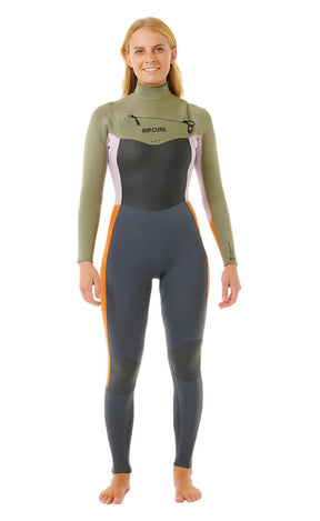 D/Patrol 4/3 Charcoal Combinaison Surf Femme#SteamersRip Curl
