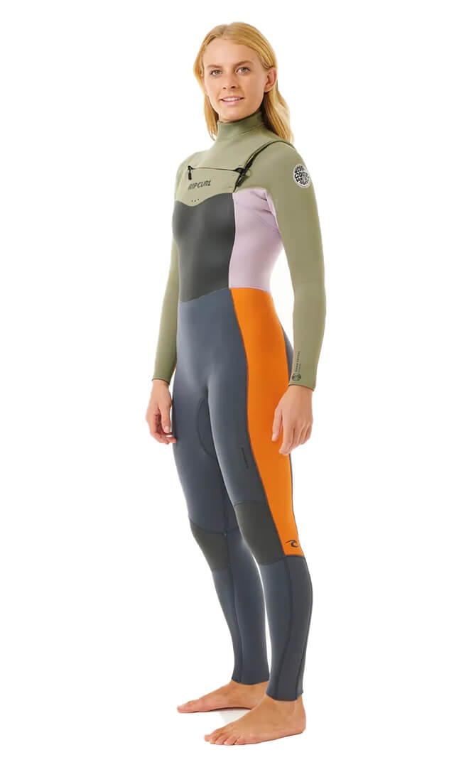D/Patrol 4/3 Charcoal Combinaison Surf Femme#SteamersRip Curl