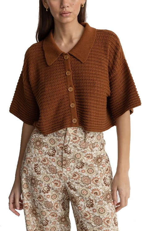 EVERMORE KNIT SHORT SLEEVE SHIRT#DébardeursRhythm