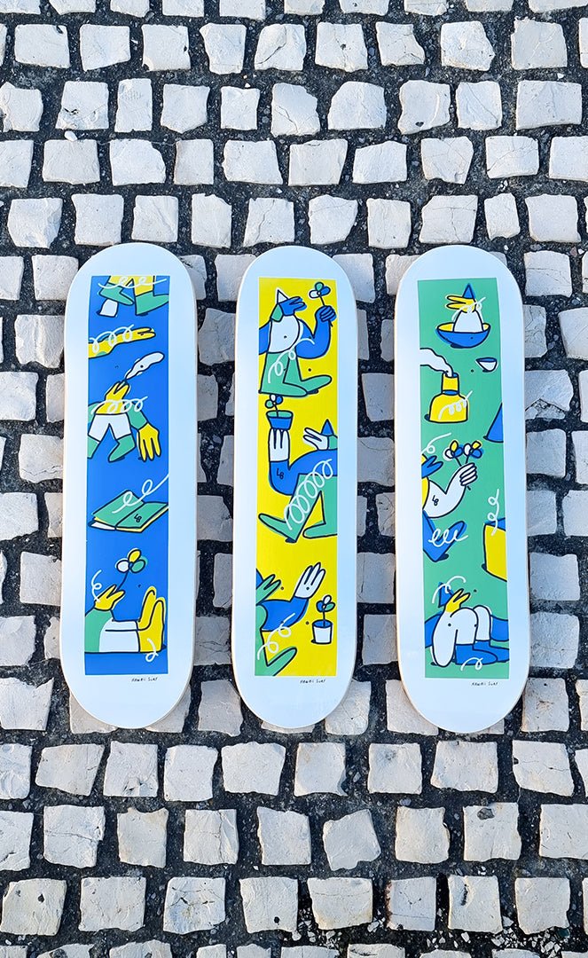 Hawaiisurf X Lucas Beaufort 8.25 Green Deck Skateboard 2/3#Skateboard StreetHawaiisurf