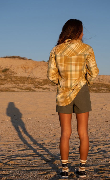 Long Haul Flannel Workwear Chemise Femme#ChemisesSalty Crew