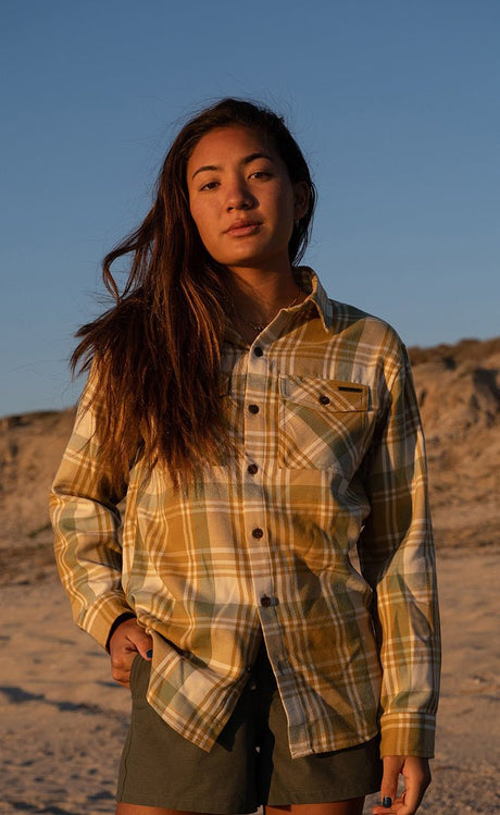 Long Haul Flannel Workwear Chemise Femme#ChemisesSalty Crew