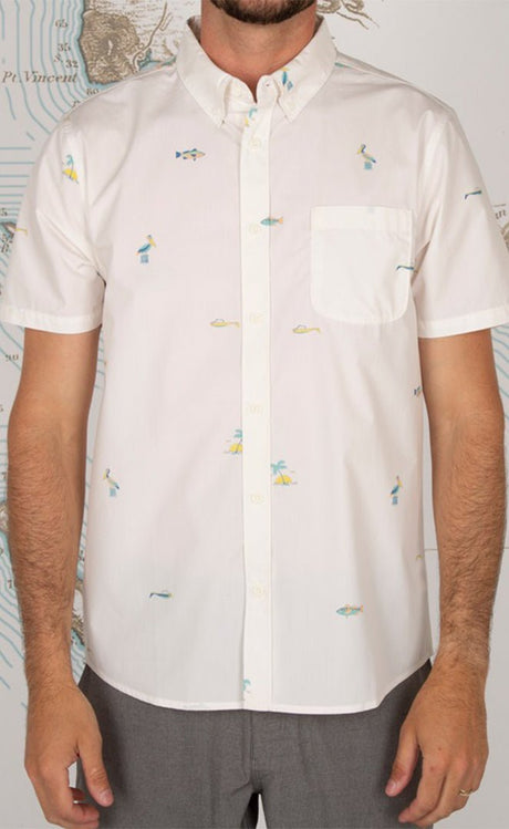 Markets Woven Chemise Homme#ChemisesSalty Crew