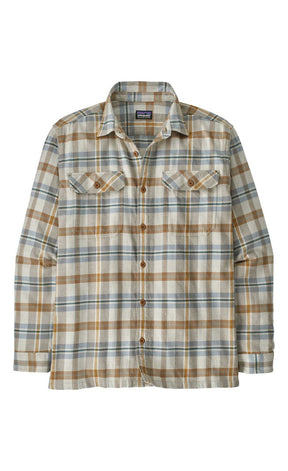 Organic Cotton Fjord Flannel Chemise Manches Longues Homme#ChemisesPatagonia
