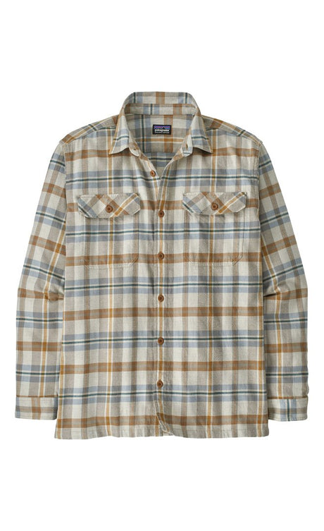 Organic Cotton Fjord Flannel Chemise Manches Longues Homme#ChemisesPatagonia