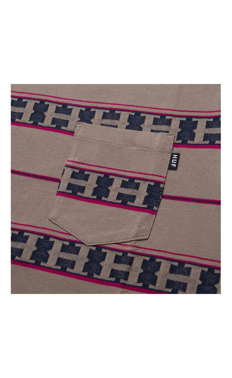 Palisades Stripe Tee Shirt Homme#Tee ShirtsHuf